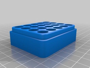 ammobox 9mm tool holders boxes ammo box 3d print model - Mito3D