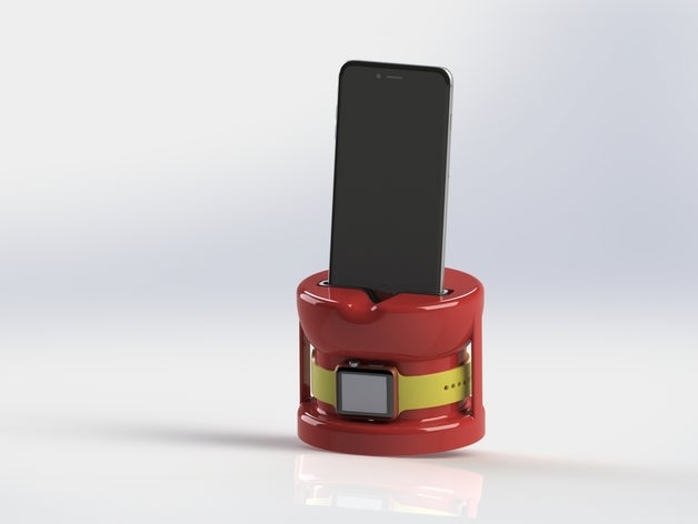 iphone apple relógio stand móveis iwatch 3D print model - Mito3D
