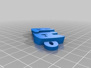fede anello portachiavi i personalizzato 3d print model - Mito3D