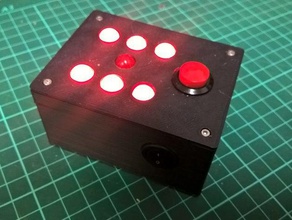 ardice elektronischer Würfel-basierten arduino - Elektronik Spiel 3d print model - Mito3D