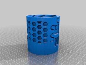 abstract flower pot prototype outdoor garden greenhouse plants plant 3d print model - Mito3D