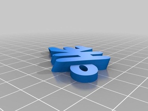 hke keychains customized 3d print model - Mito3D