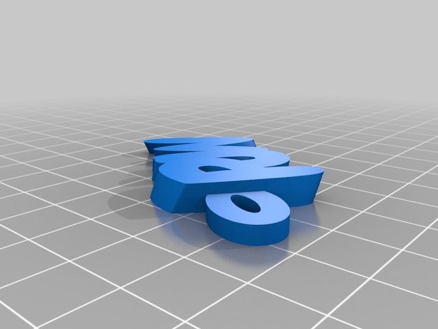 pjw Anahtarlık özelleştirilmiş 3D print model - Mito3D