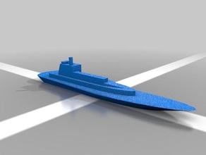 axis allies destroyer toys games board game boat 3d print model - Mito3D