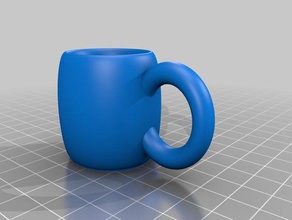 tazza di caffè cucina pranzo bevanda negozio le bevande l'esperimento sperimentale prototipo ristorante tè da 3d print model - Mito3D