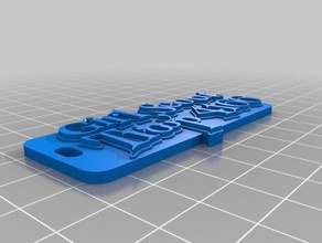 troop 4166 keychains customized 3d print model - Mito3D