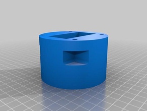 tubo de escape rectángulo 80mm 3d la impresora partes 3d print model - Mito3D