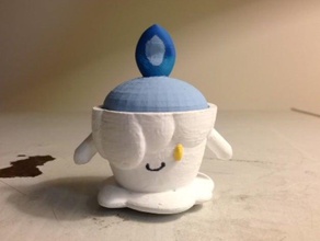litwick détenteur de la bougie décor pokemon wip 3d print model - Mito3D