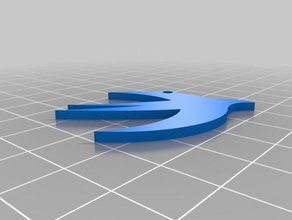 swift logotipo keychain 3d impressão 3d print model - Mito3D