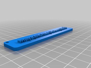 my customized clever name tag signs logos 3d print model - Mito3D