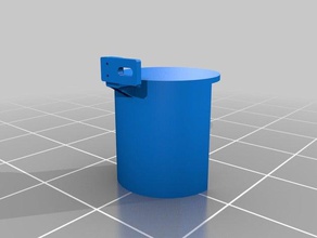 hidden toilet paper holder bathroom accessories seat hinge 3d print model - Mito3D