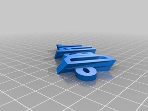 dosher Schlüsselanhänger angepasst 3d print model - Mito3D