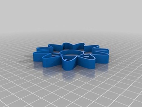 papatya kurabiye kalıbı mutfak yemek cookiecutter 3d print model - Mito3D