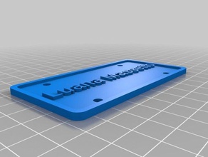 luanas kartı işaretler logoları özelleştirilmiş 3d print model - Mito3D