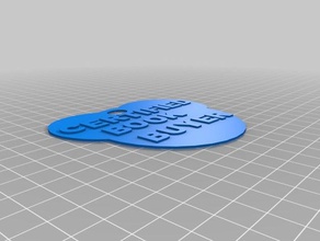 book fair badge 3d printing 3d print model - Mito3D