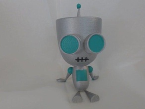 gir invasor zim modelo los robots doom figura la estatuilla miniatura 3d print model - Mito3D
