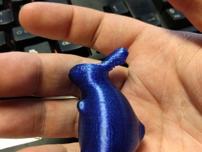 extra imprimible de pie conejo decoración remix 3d print model - Mito3D