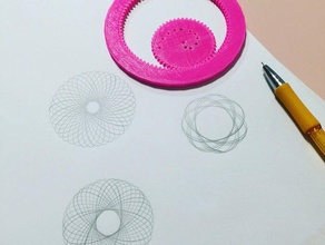 spirograph Kunst tools Zeichnung Maschine Bleistift 3d print model - Mito3D