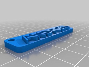 andres i segni loghi personalizzato 3d print model - Mito3D
