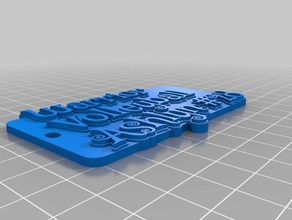 wv ashlyn keychains customized 3d print model - Mito3D