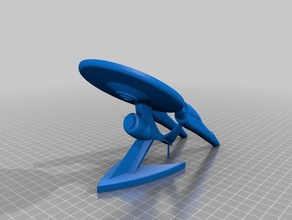 enterprise piece art 3d print model - Mito3D