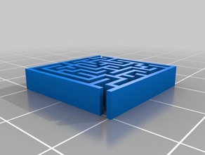 minecraft-Labyrinth 2 Rätsel angepasst 3d print model - Mito3D