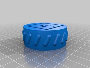 recipiente redondo segmentos de zinco elemento contentores 3d print model - Mito3D