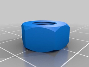 tuerca 2 partes personalizado 3d print model - Mito3D