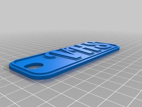 vhs 2 Schlüsselanhänger angepasst 3d print model - Mito3D