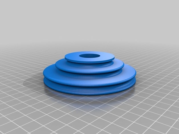 rotella di filatura bobina in auto la piastra spirale parti artigianato lana 3D print model - Mito3D