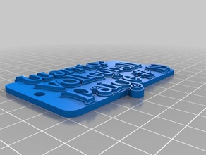 wv paige keychains customized 3d print model - Mito3D