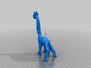 girafa varreduras réplicas makerbotdigitizer 3d print model - Mito3D