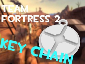 team fortress 2 porta-chaves chaveiros chave de cadeia tf2 vídeo do jogo 3d print model - Mito3D