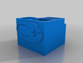 penholder card holder tool holders boxes 3d print model - Mito3D