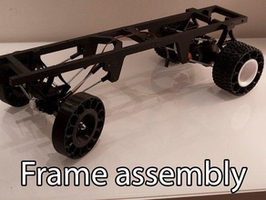 bedruckte LKW-v2 frame rc Fahrzeuge 3dprintable Auto rc-Fahrzeuge - Spielzeug 3d print model - Mito3D