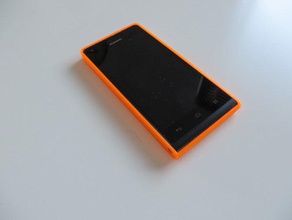 el caso de huawei ascend g6 4g lte versión 3 móvil teléfono celular 3d print model - Mito3D