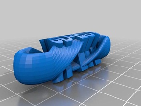 meu personalizados torcida key fob infinito remix chaveiros 3d print model - Mito3D