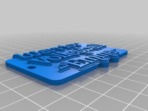 wv emma 2016 keychains customized 3d print model - Mito3D