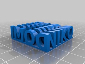 stereo metin-nikodomi heykeller özelleştirilmiş 3d print model - Mito3D