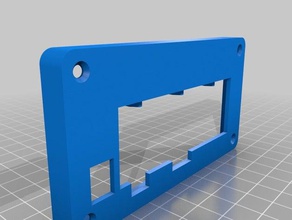 mangoh face frontal da placa de iot caixa grande recinto eletrônica 3d print model - Mito3D