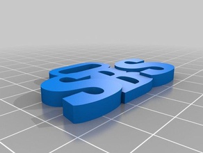 asd sbs tasto 2 organizzazione personalizzato 3d print model - Mito3D