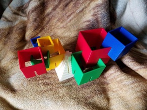 impilamento delle scatole costruzione giocattoli 3d print model - Mito3D