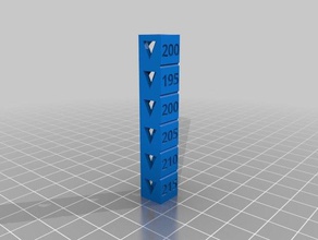 temp calibration tower pla 3d printing tests customized