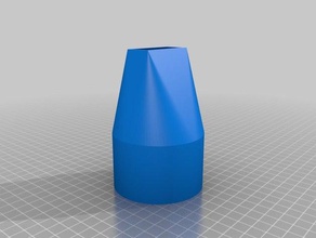 my customized parametric nozzle vacuum cleaner tools 3d print model - Mito3D