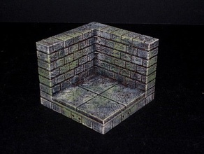 openforge 20 cut stone external corner toy game accessories dnd tiles dungeon miniatures openforge2 pathfinder rpg tabletop terrain 3d print model - Mito3D