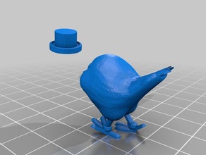 bird character 3d printing 3d print model - Mito3D