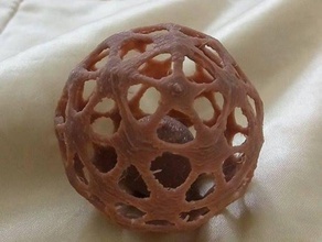 mesh ball captive sphere pets cat toy meshsphere 3d print model - Mito3D