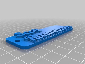 scott rasmussen Anahtarlık özelleştirilmiş 3d print model - Mito3D