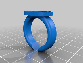 ja anillo de 4 los anillos personalizado 3d print model - Mito3D