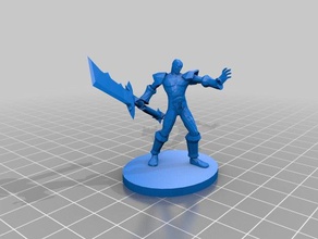 blood elf monge 3d impressão dnd mundo de warcraft wow 3d print model - Mito3D